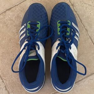 adidas Blue and White Athletic Shoes